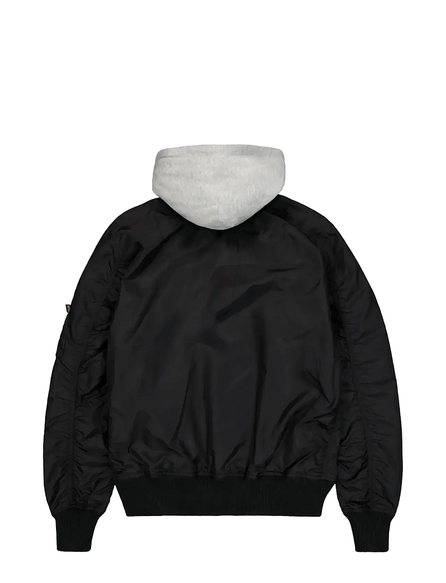 Alpha Industries - MA-1 TT Hood Light - gefütterte jacken - black - 2