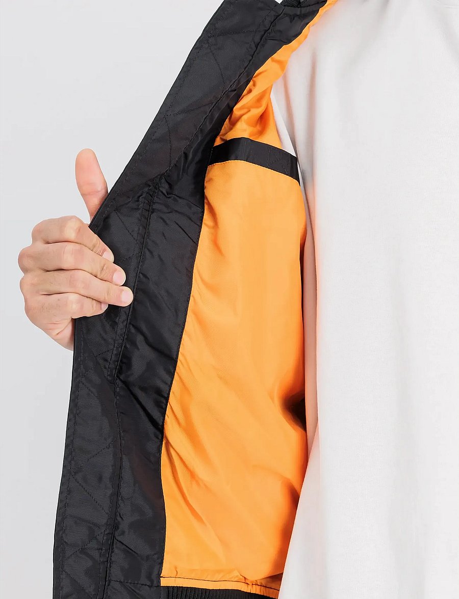 Alpha Industries - MA-1 TT Hood Light - gefütterte jacken - black - 4