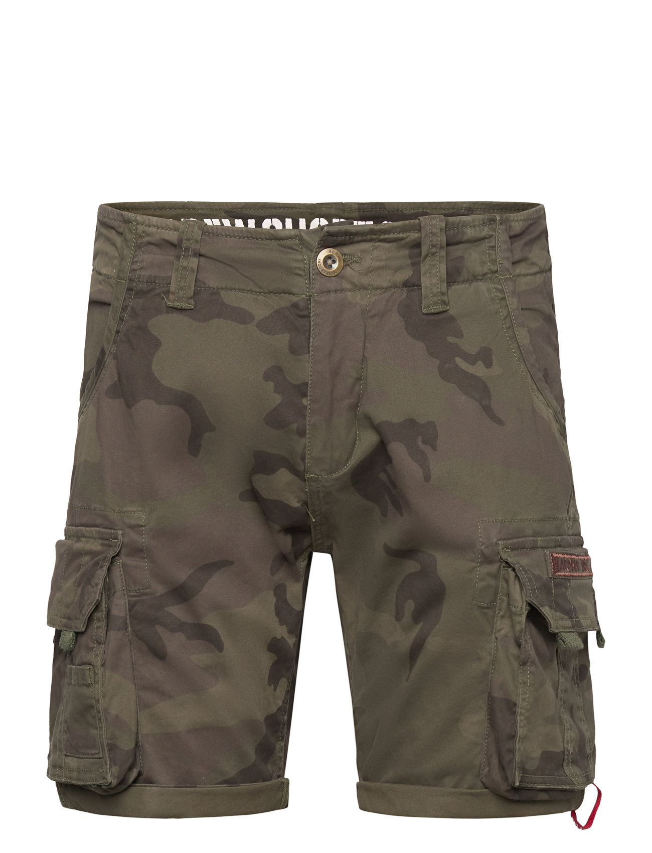 Alpha Industries - Crew Short Camo - mænd - 415 - 0