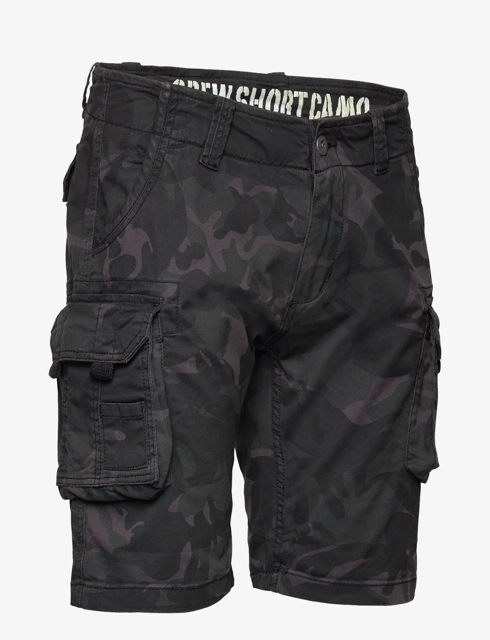 Alpha Industries Crew Short Camo shorts shop at Booztlet