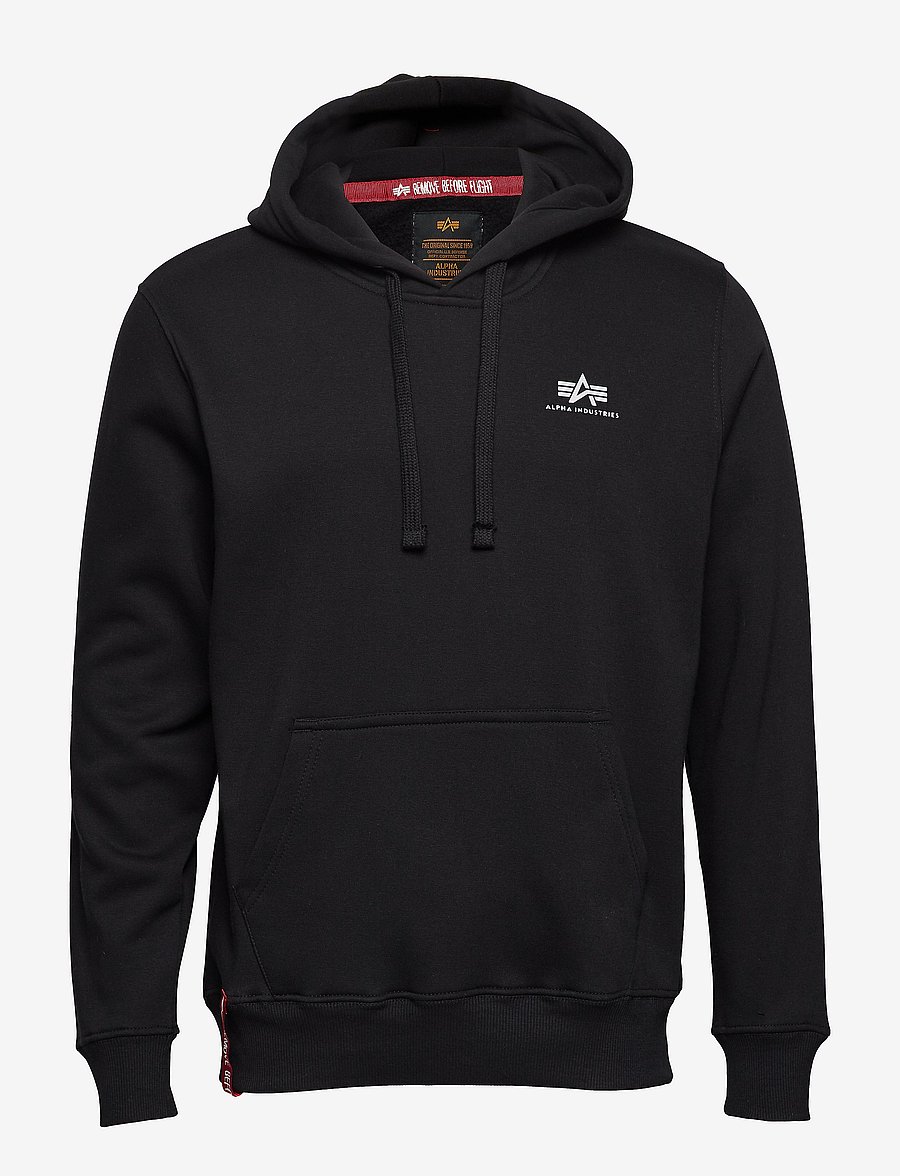 Alpha Industries - Basic Hoodie SL - sweatshirts - black - 1