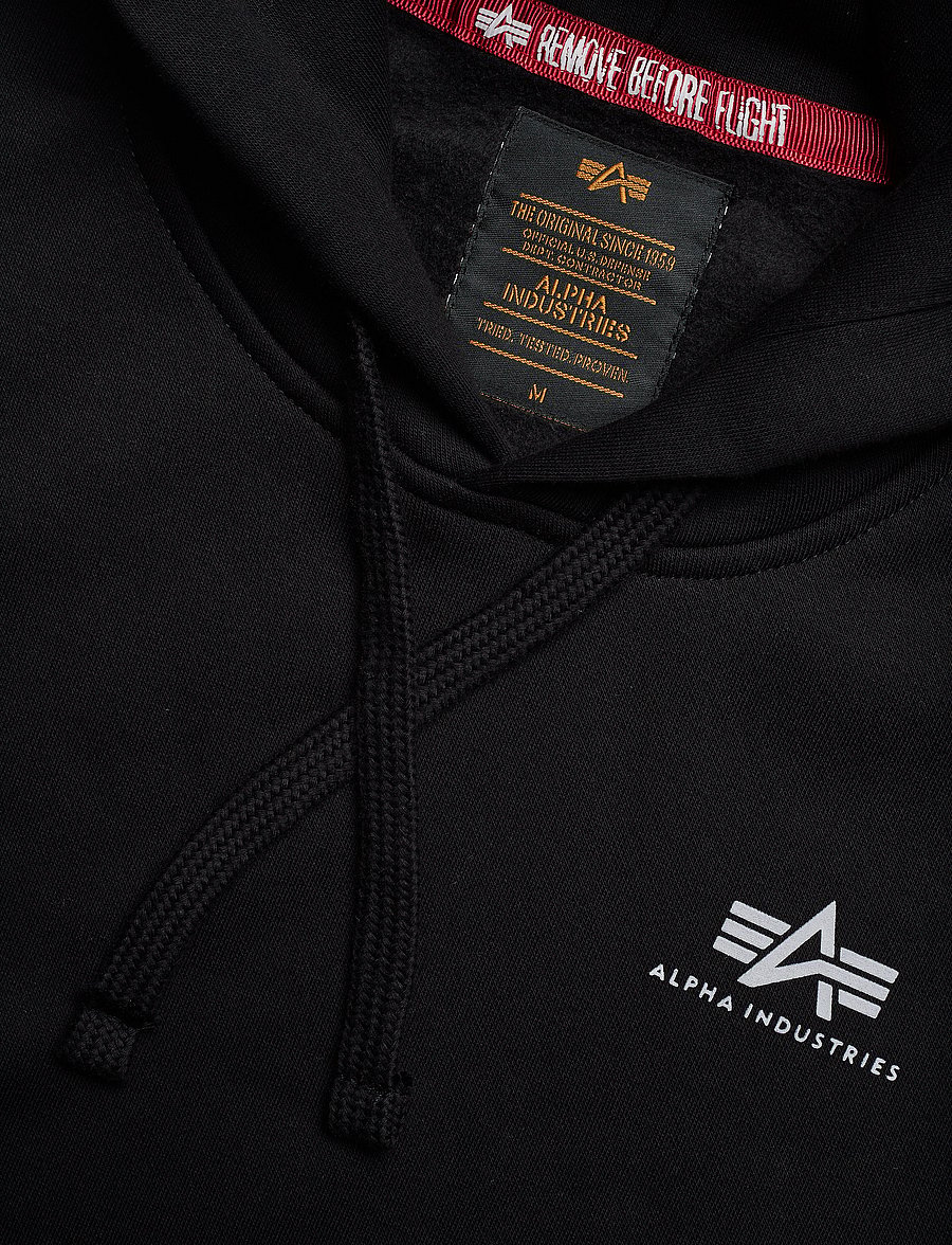 Alpha Industries - Basic Hoodie SL - sweatshirts - black - 5