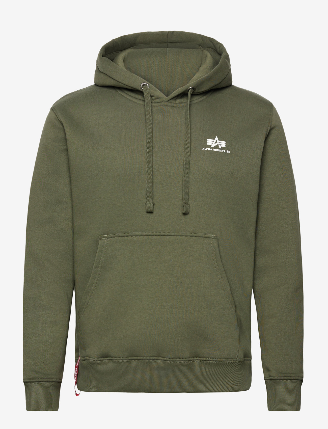 Alpha Industries - Basic Hoodie Small Logo - sweatshirts - dark olive - 0