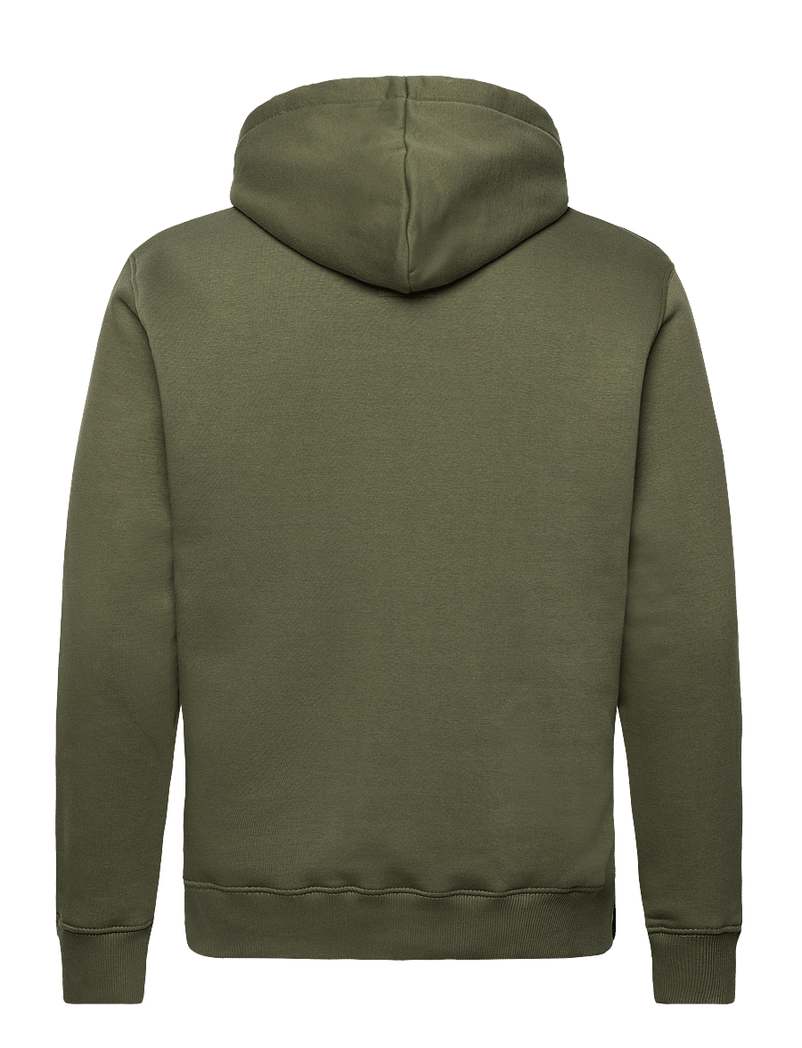 Alpha Industries - Basic Hoodie SL - kapuutsiga dressipluusid - dark olive - 2