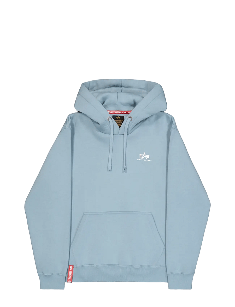 Alpha Industries - Basic Hoodie SL - sweatshirts - greyblue - 1