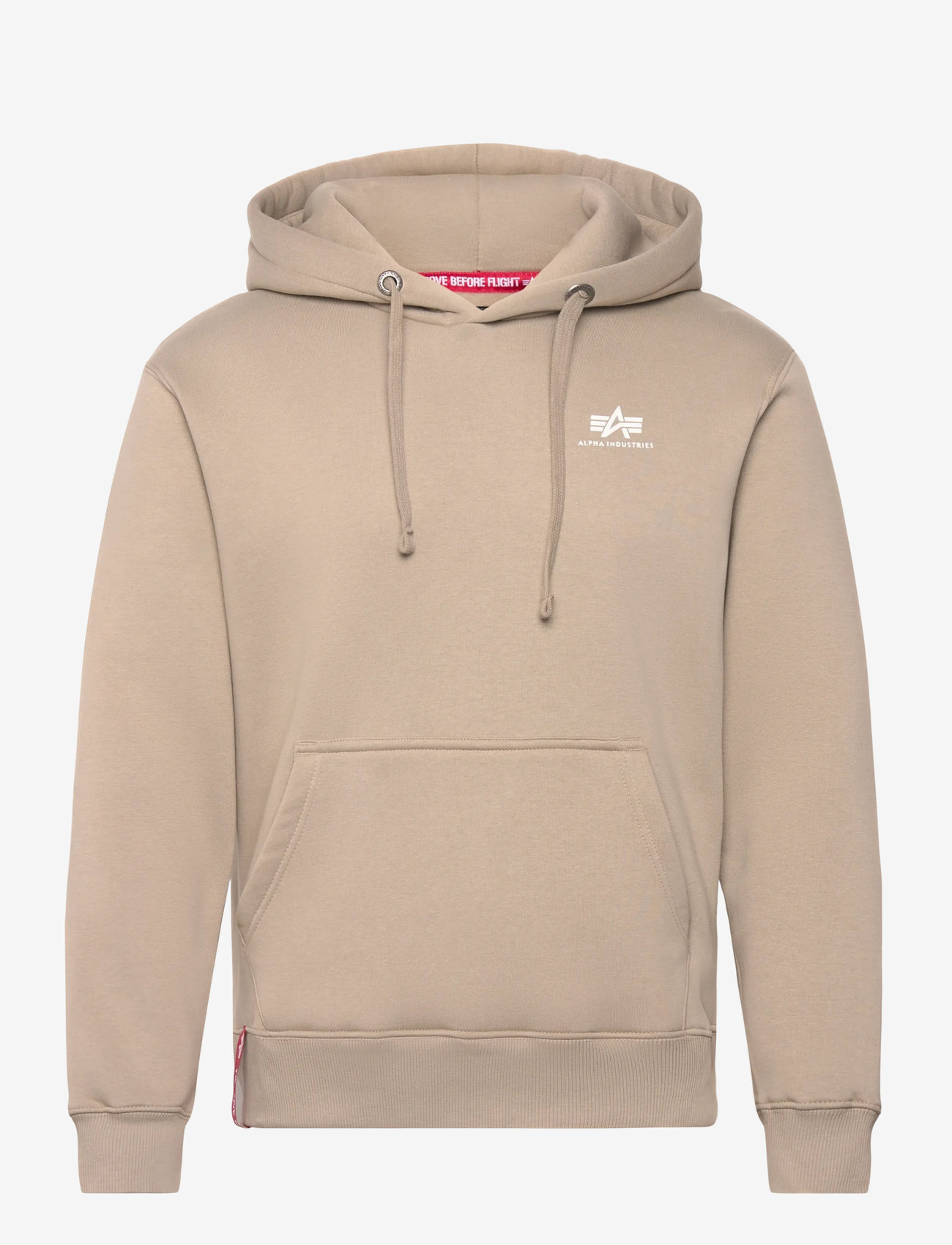 Alpha Industries - Basic Hoodie Small Logo - hoodies - vintage sand - 0