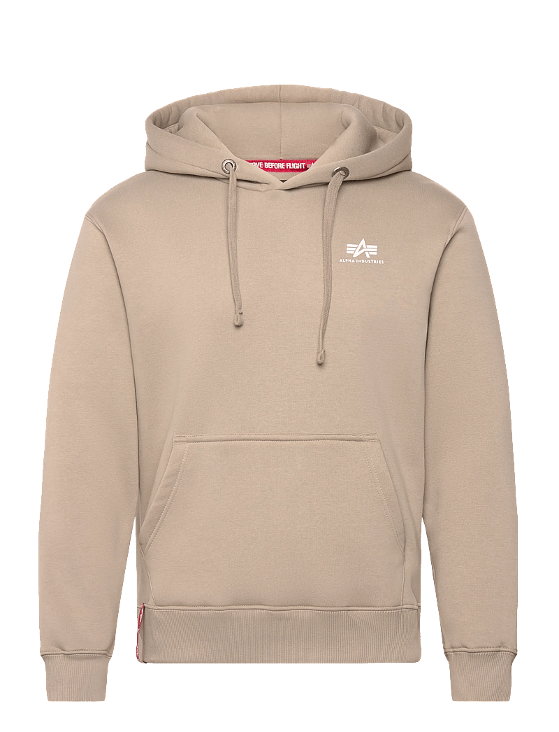 Alpha Industries - Basic Hoodie Small Logo - hoodies - vintage sand - 0