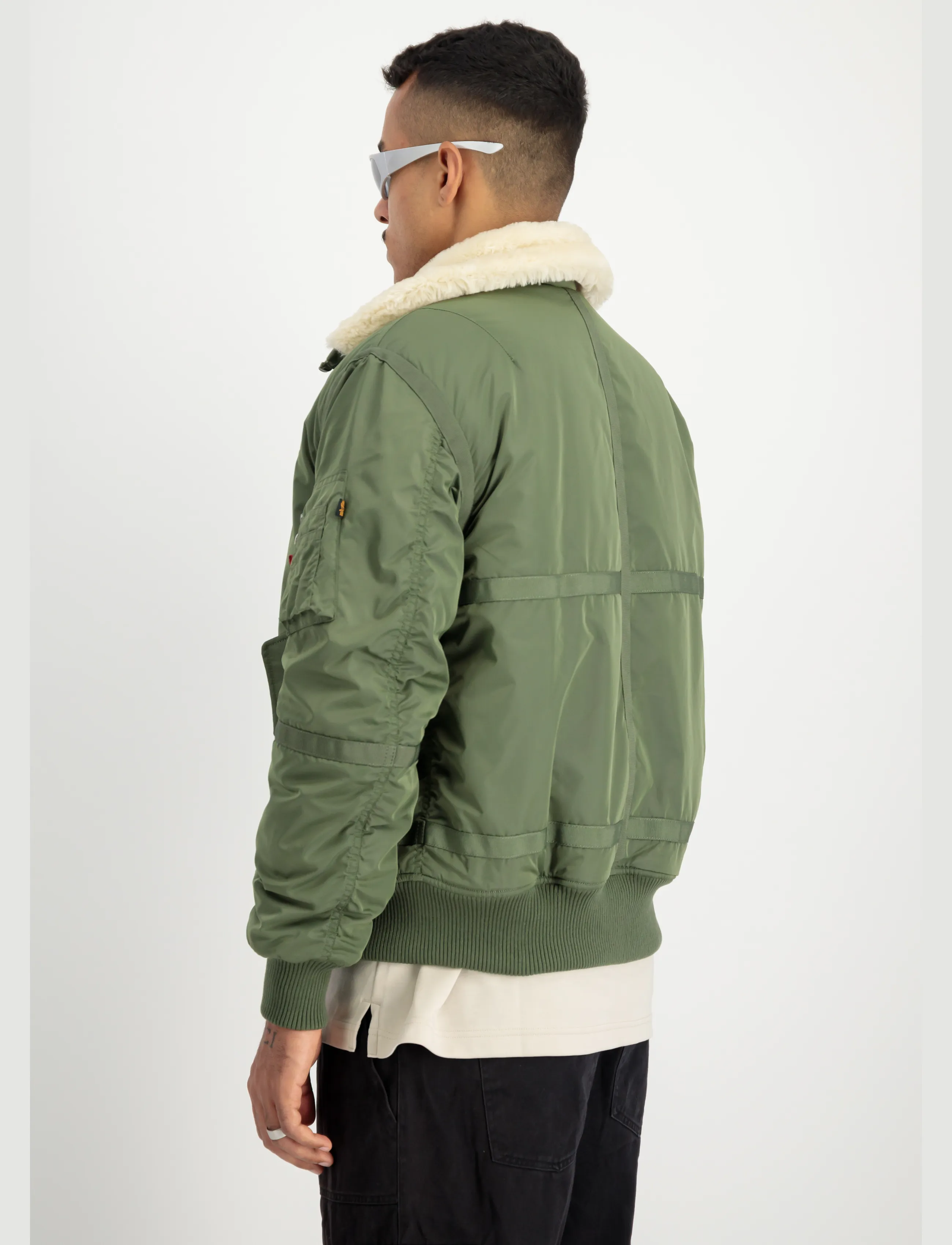 Alpha Industries - B-15 III TT Two Tone - fall jackets - sage-green - 3