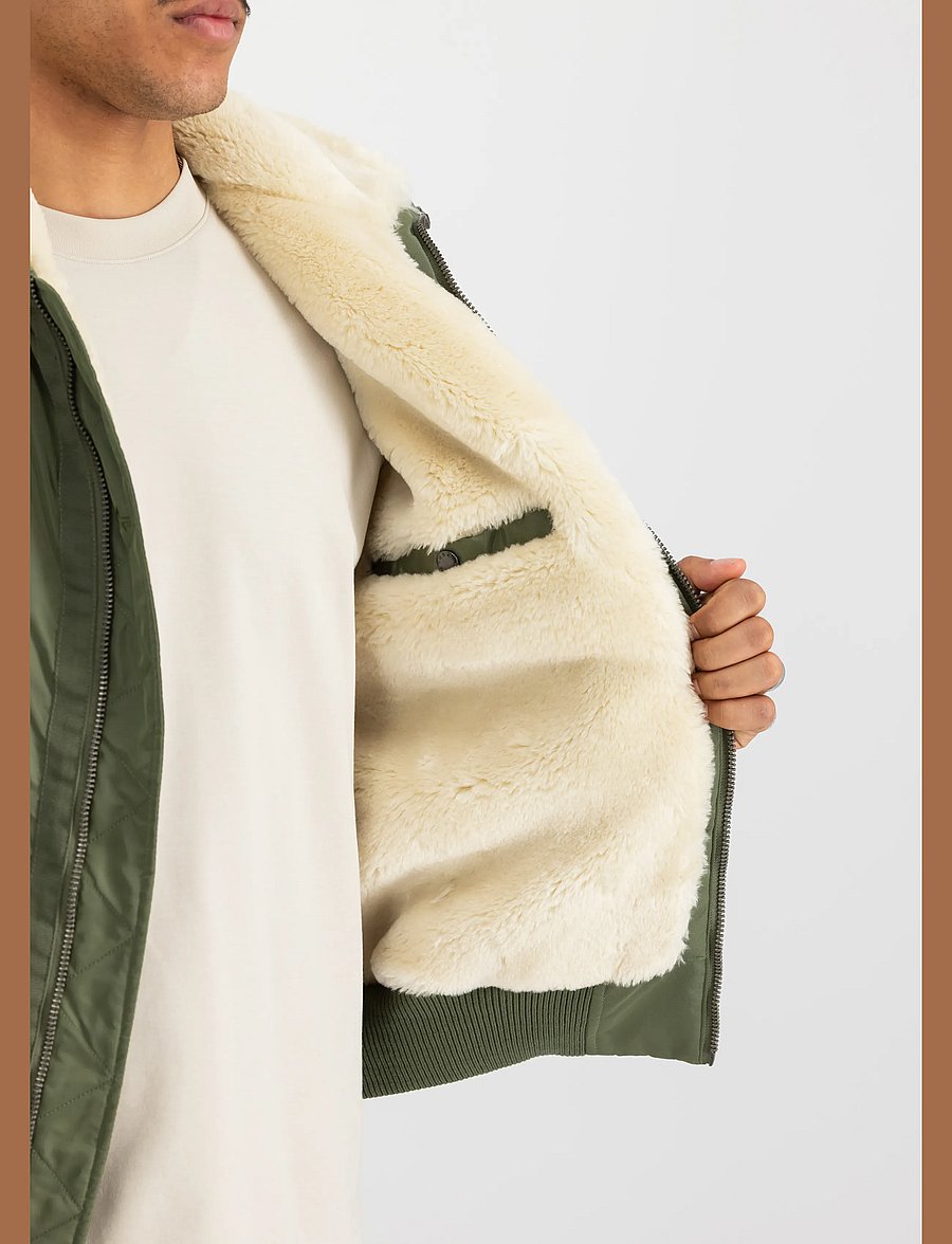 Alpha Industries - B-15 III TT Two Tone - fall jackets - sage-green - 4