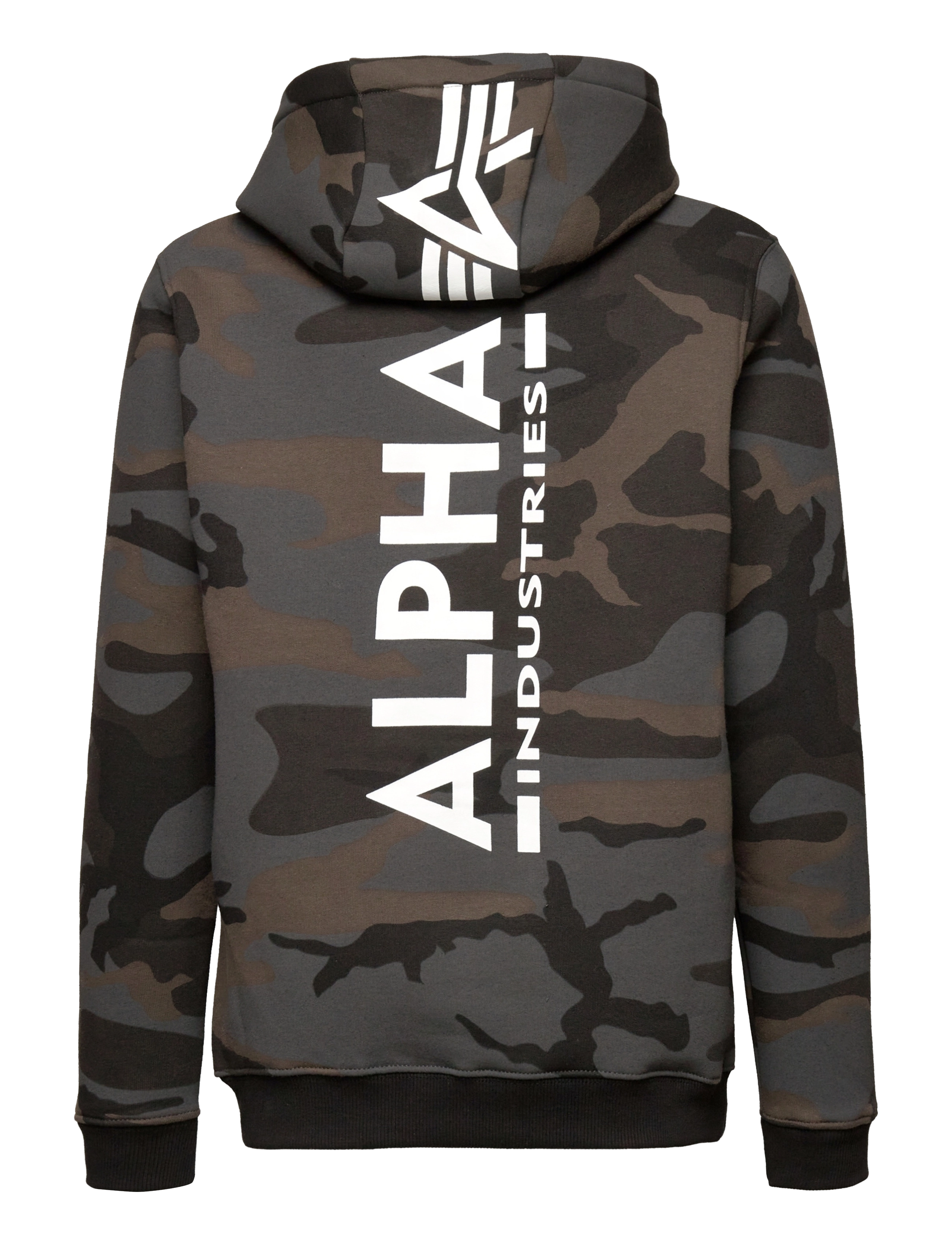 Alpha Industries - Back Print Hoody Camo Kids/Teens - black camo - 1