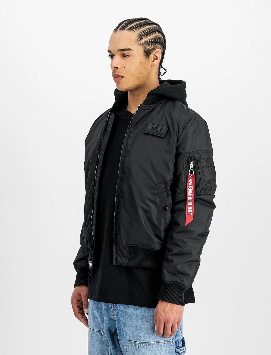Alpha Industries - MA-1 TT Two Tone Hood CW - hybrid jackets - black - 0