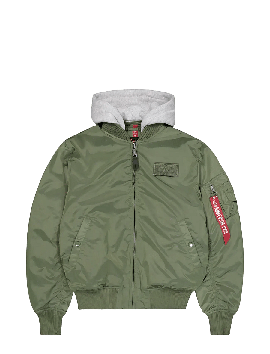 Alpha Industries - MA-1 TT Two Tone Hood CW - hybrid jackets - sage-green - 1
