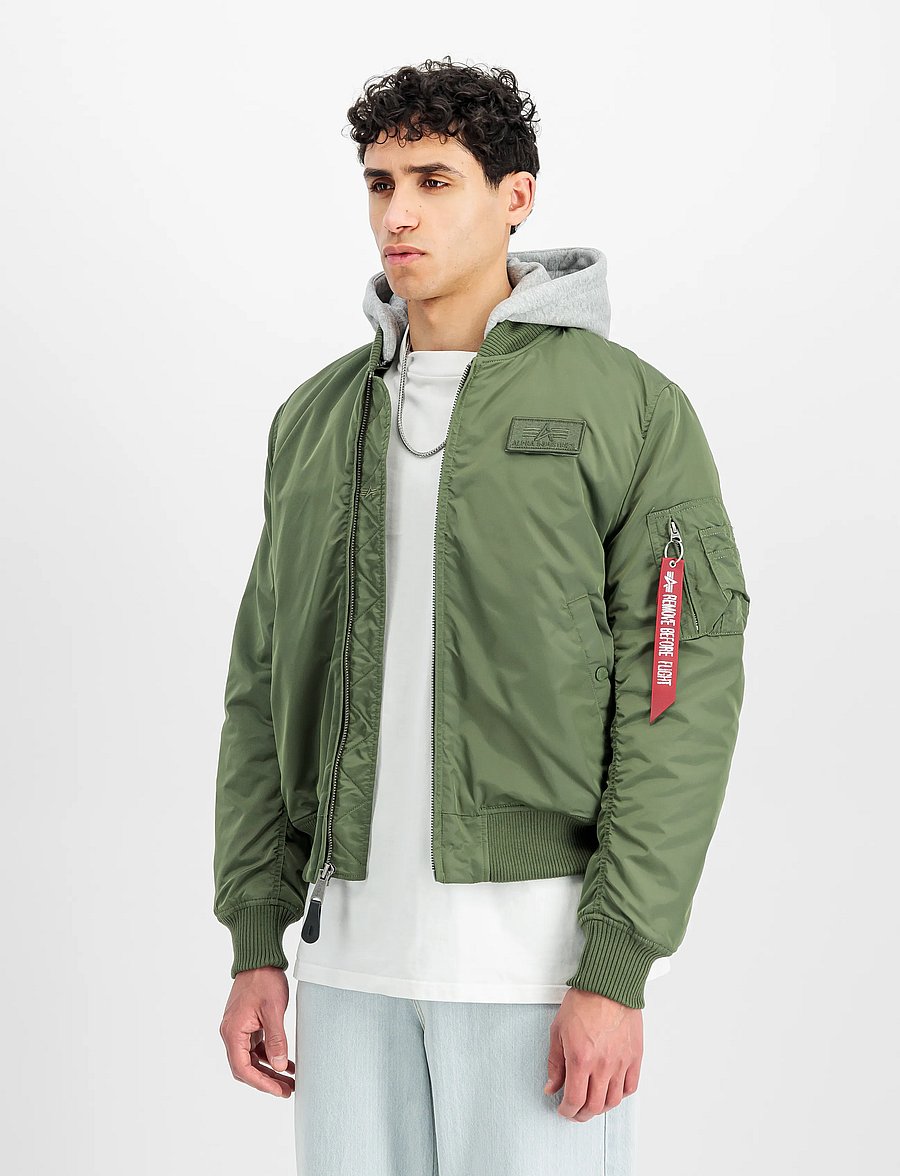 Alpha Industries - MA-1 TT Two Tone Hood CW - hybrid jackets - sage-green - 0