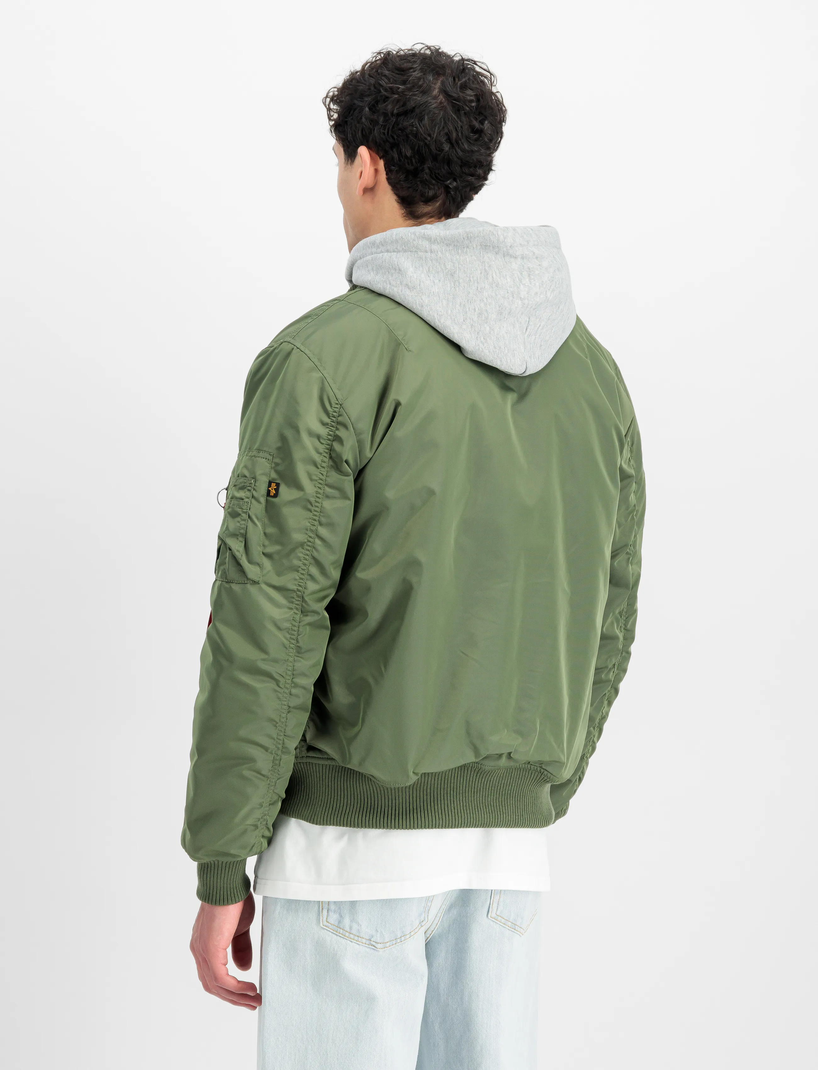 Alpha Industries - MA-1 TT Two Tone Hood CW - hybrid jackets  - sage-green - 3
