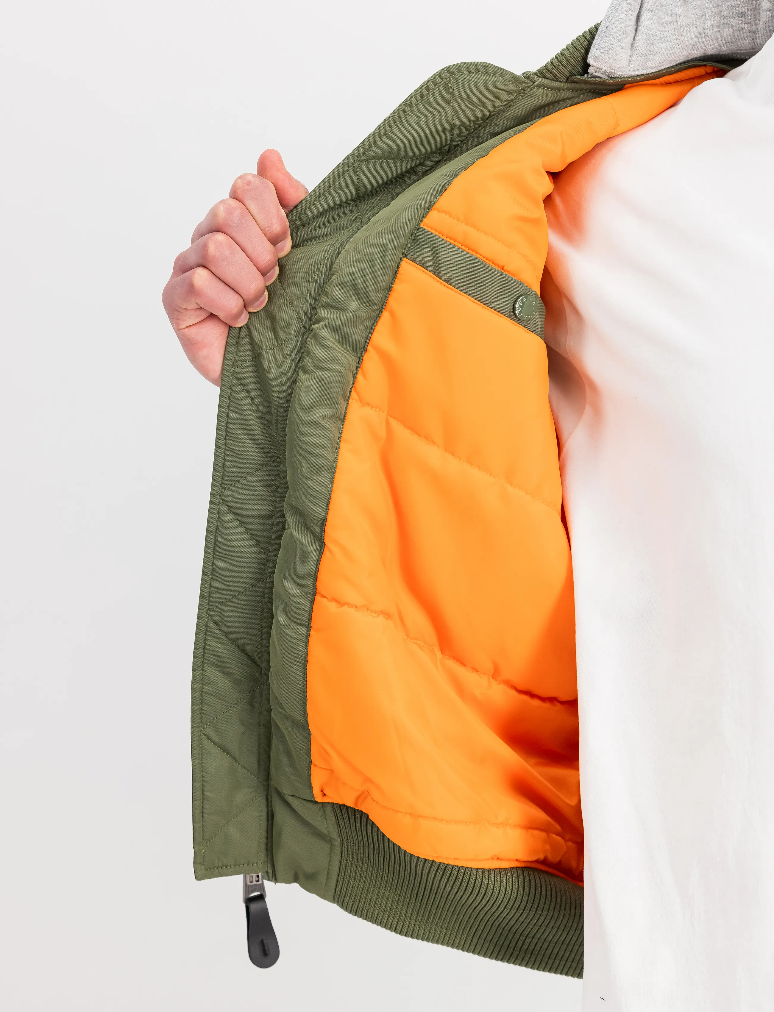 Alpha Industries - MA-1 TT Two Tone Hood CW - hybrid jackets  - sage-green - 5
