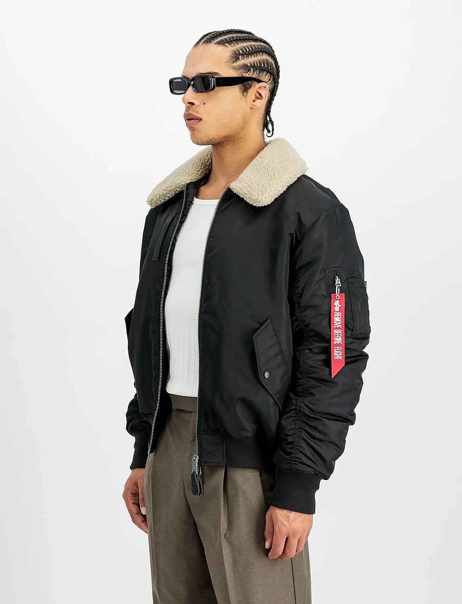 Alpha Industries - B-15 Modified Reversible - vårjackor - black - 0