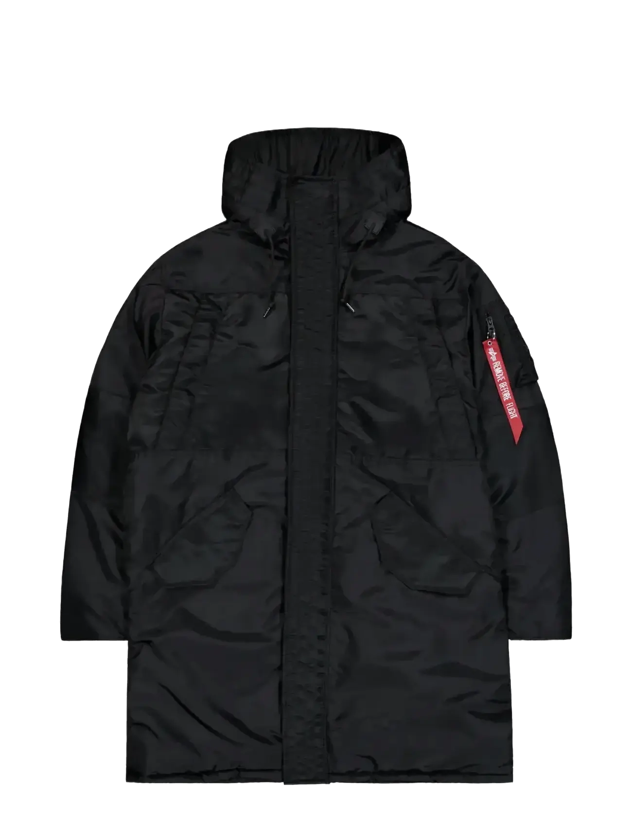Alpha Industries Studio Field Parka - Parkas - BLACK / black