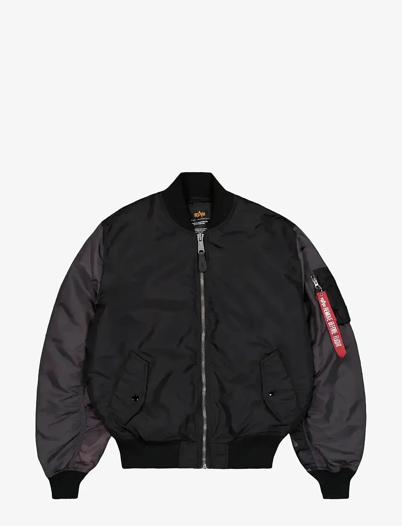 Alpha Industries - MA-1 Camo Back Embroidery - efterårsjakker - black - 1