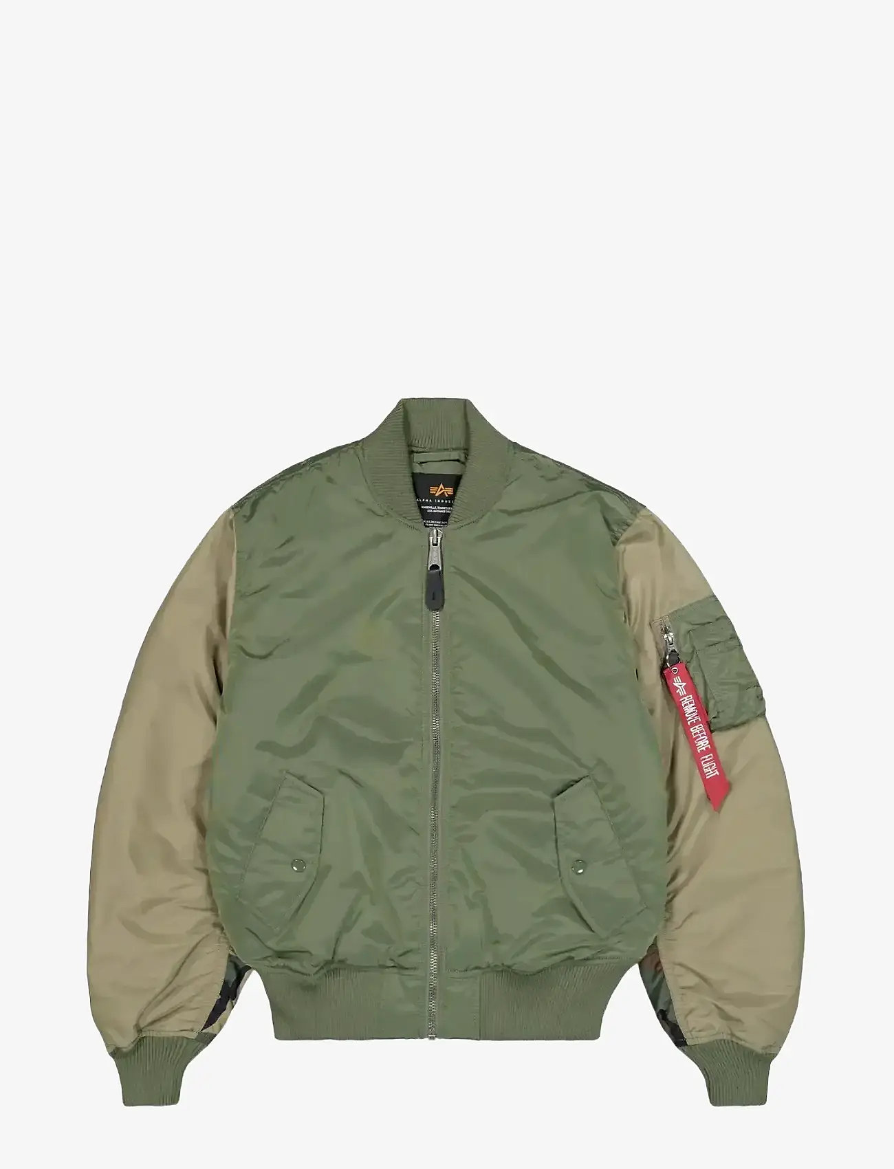 Alpha Industries - MA-1 Camo Back Embroidery - bomber jackets - sage-green - 1