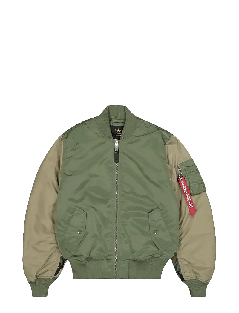 Alpha Industries - MA-1 Camo Back Embroidery - bomber jackets - sage-green - 1