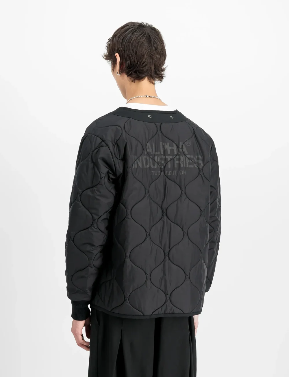 Alpha Industries - Studio Liner - quilted jackets - black - 3
