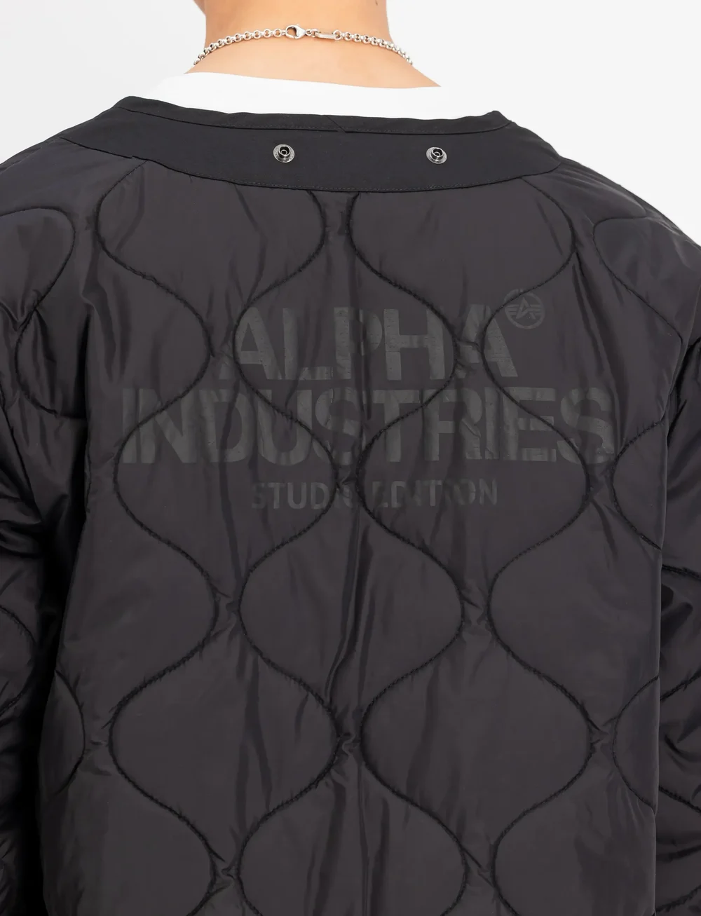 Alpha Industries - Studio Liner - quilted jackets - black - 4