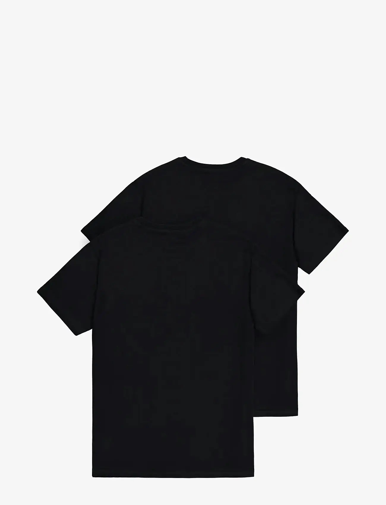 Alpha Industries - Basic T-Shirt SL 2 Pack - t-shirts - black - 2