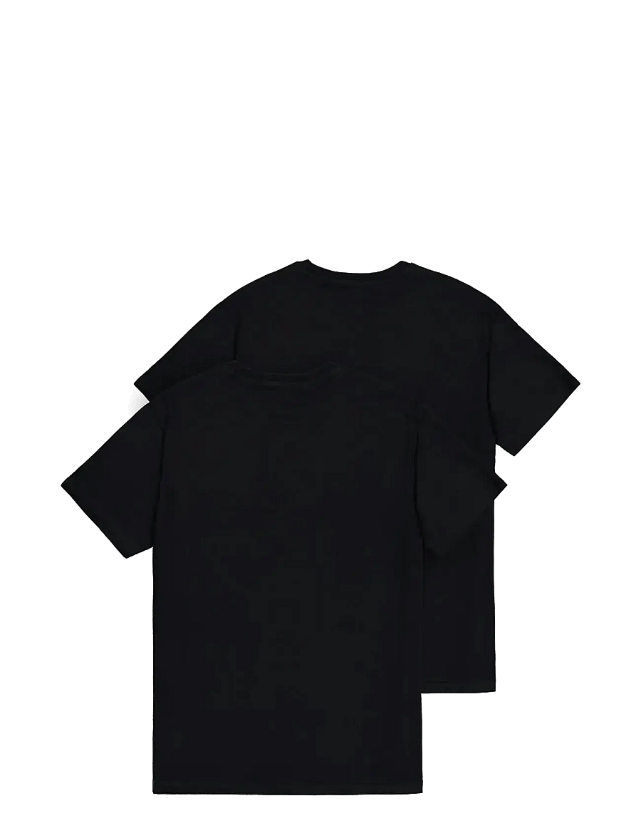 Alpha Industries - Basic T-Shirt SL 2 Pack - short-sleeved t-shirts - black - 2