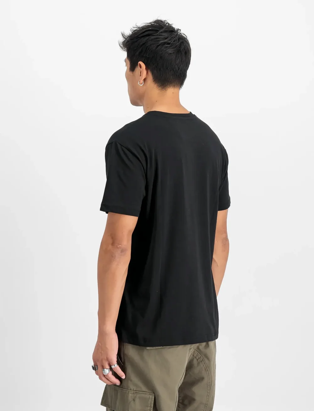 Alpha Industries - Basic T Small Logo 2 Pack - kurzärmelig - black - 3