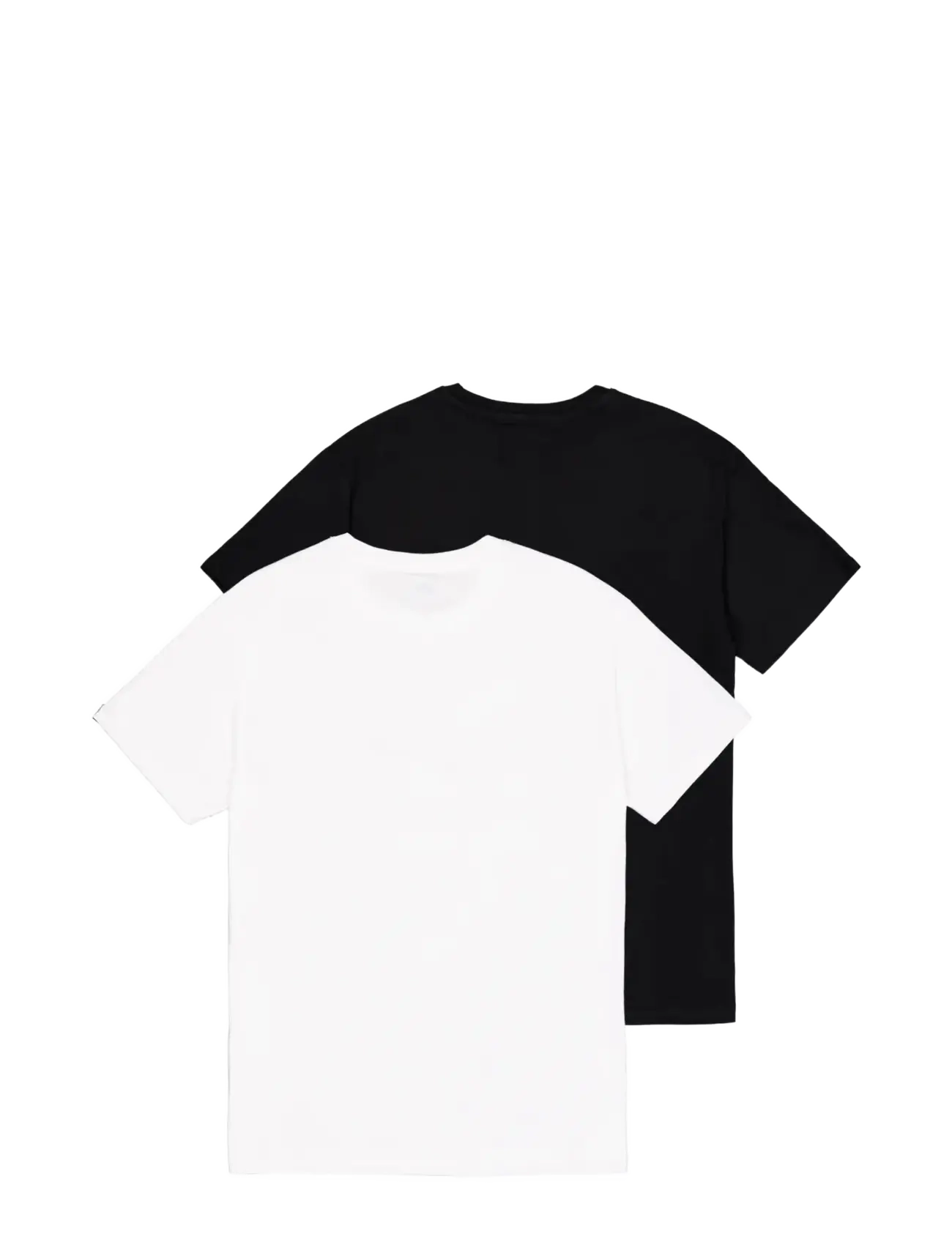 Alpha Industries - Basic T-Shirt SL 2 Pack - short-sleeved t-shirts - black/white - 2