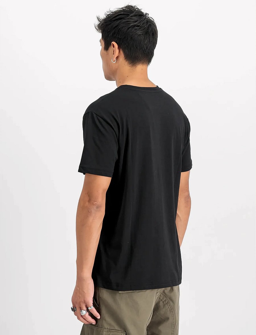 Alpha Industries - Basic T-Shirt SL 2 Pack - kortärmade t-shirts - black/white - 3