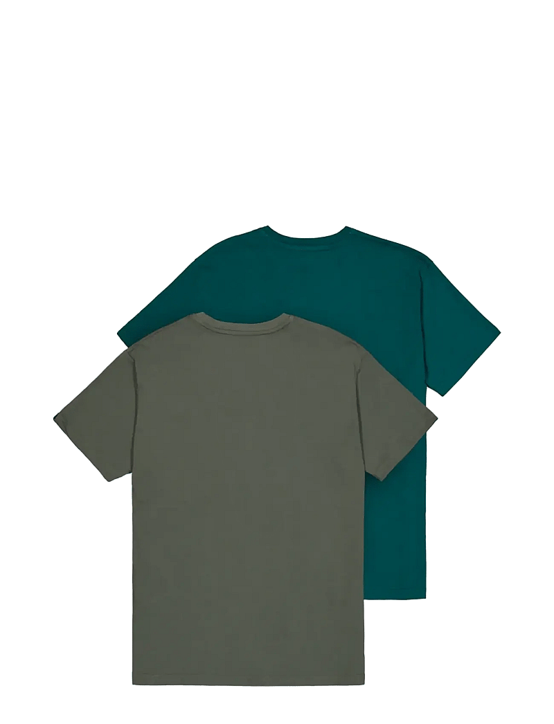 Alpha Industries - Basic T-Shirt SL 2 Pack - kurzärmelig - dark olive/force green - 2