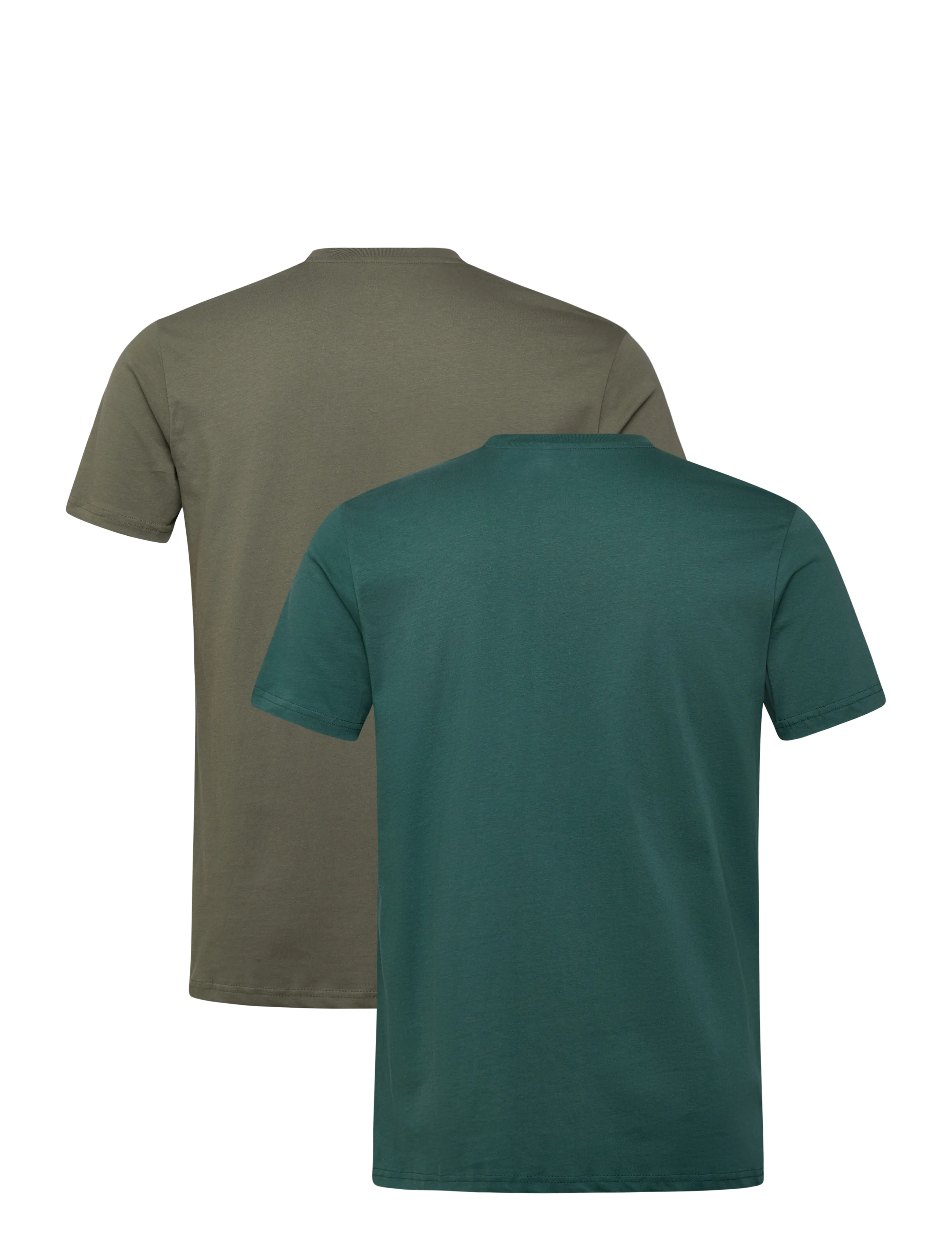 Alpha Industries - Basic T-Shirt SL 2 Pack - t-krekli ar īsām piedurknēm - dark olive/force green - 4