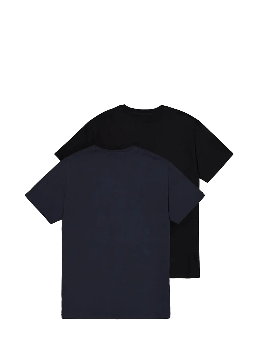 Alpha Industries - Basic T-Shirt SL 2 Pack - kortärmade t-shirts - rep. blue / black/blue - 2