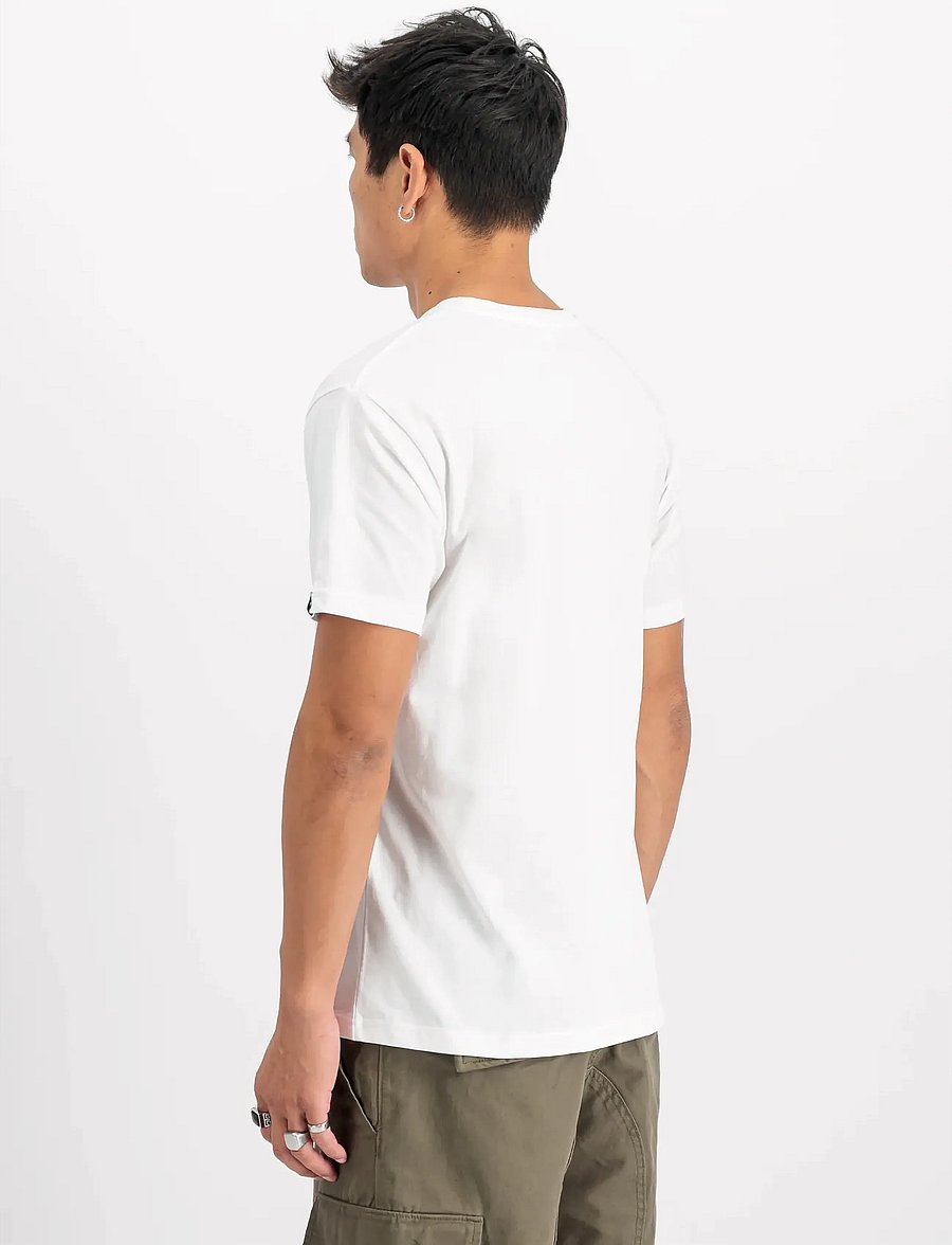 Alpha Industries - Basic T-Shirt SL 2 Pack - lühikeste varrukatega t-särgid - white - 2