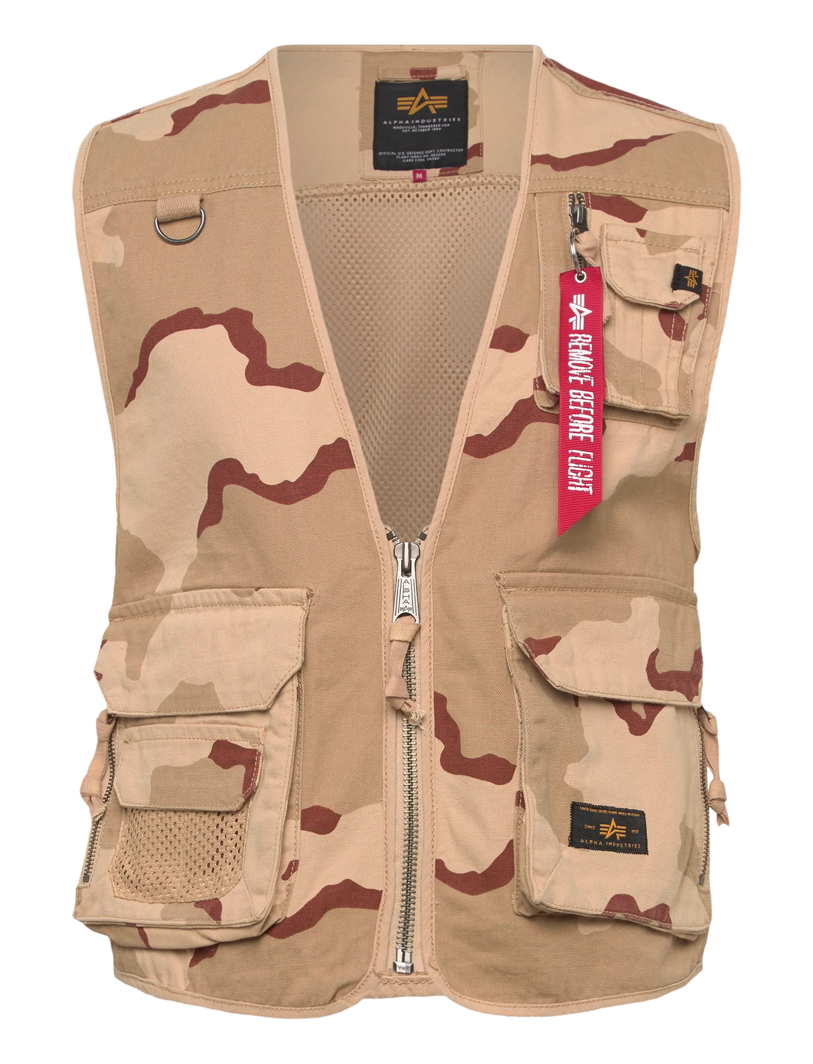 Alpha Industries Mesh Utility Vest Camo - Neuheiten - 99 / red