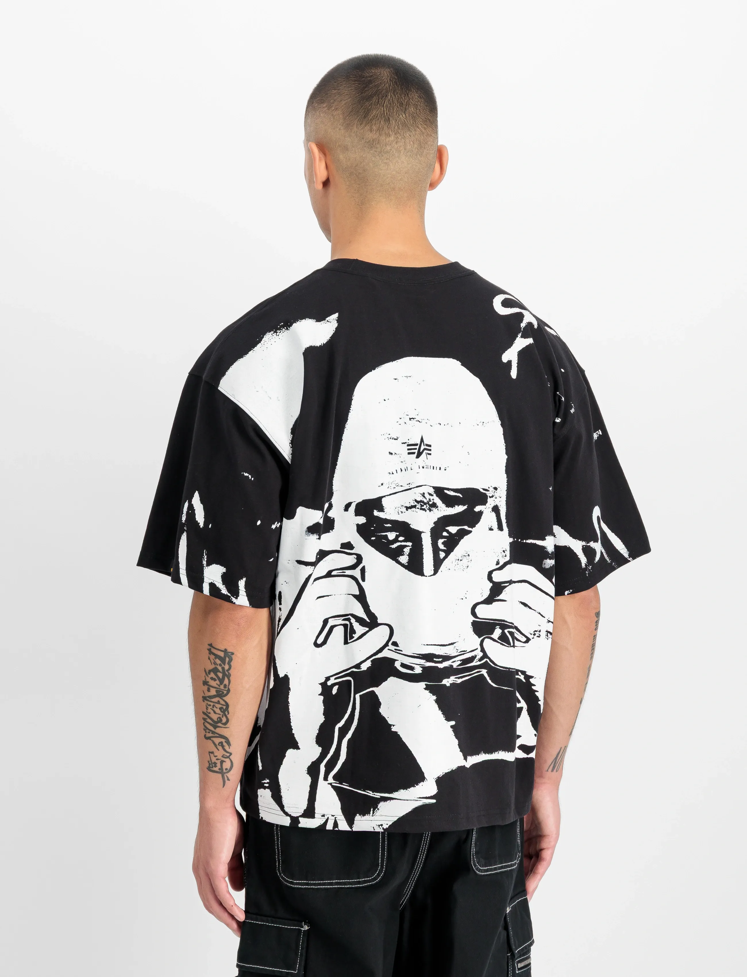 Alpha Industries - Balaclava Backprint T-Shirt Unisex - t-shirts à manches courtes - 03 - 3