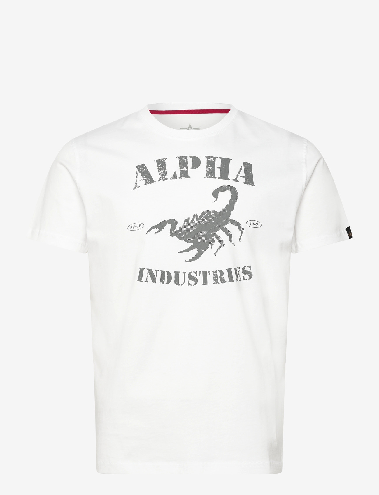 Alpha Industries - Scorpion T-Shirt - t-shirts - white - 0