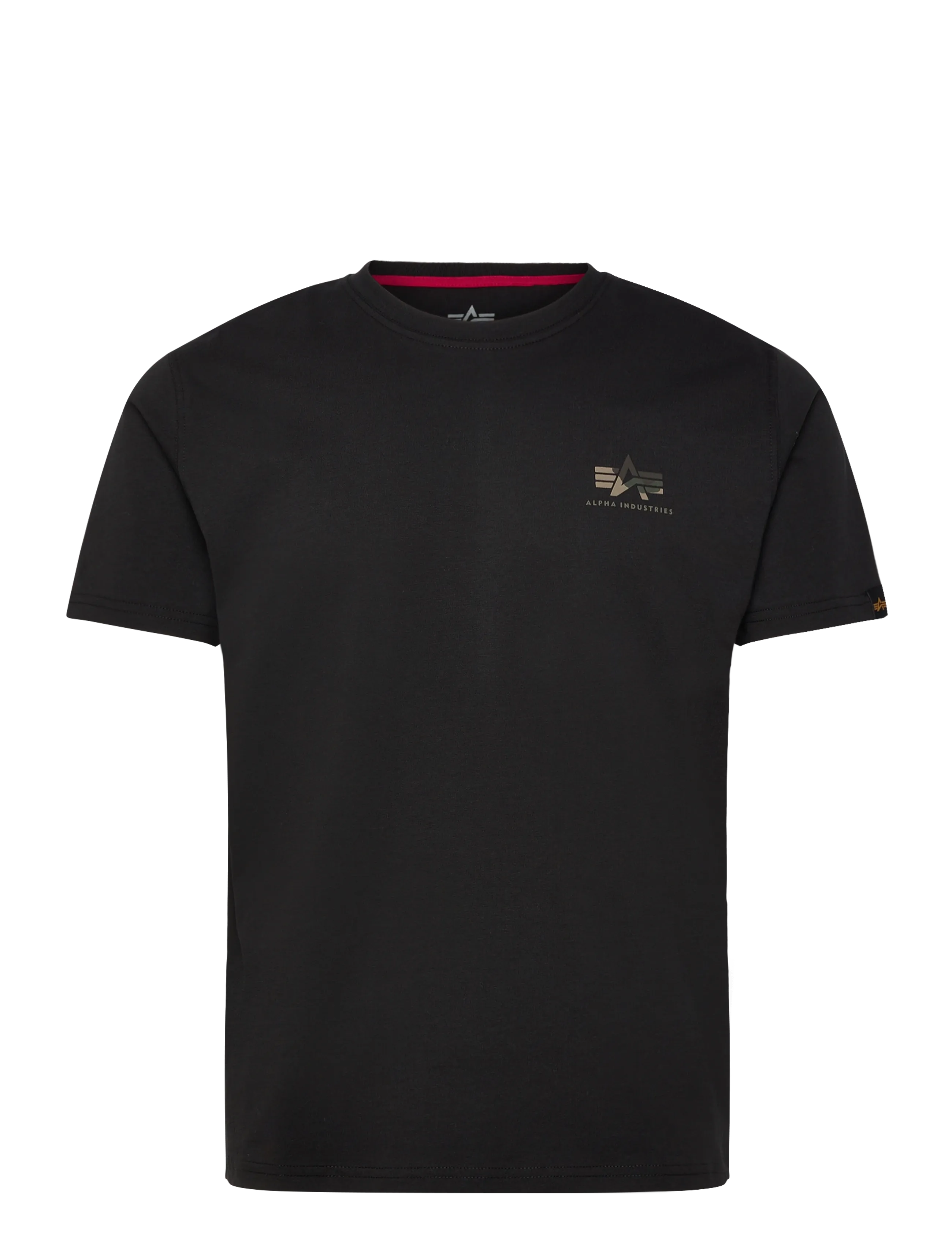 Alpha Industries Camo Print T-Shirt - Nyheter - BLACK / black