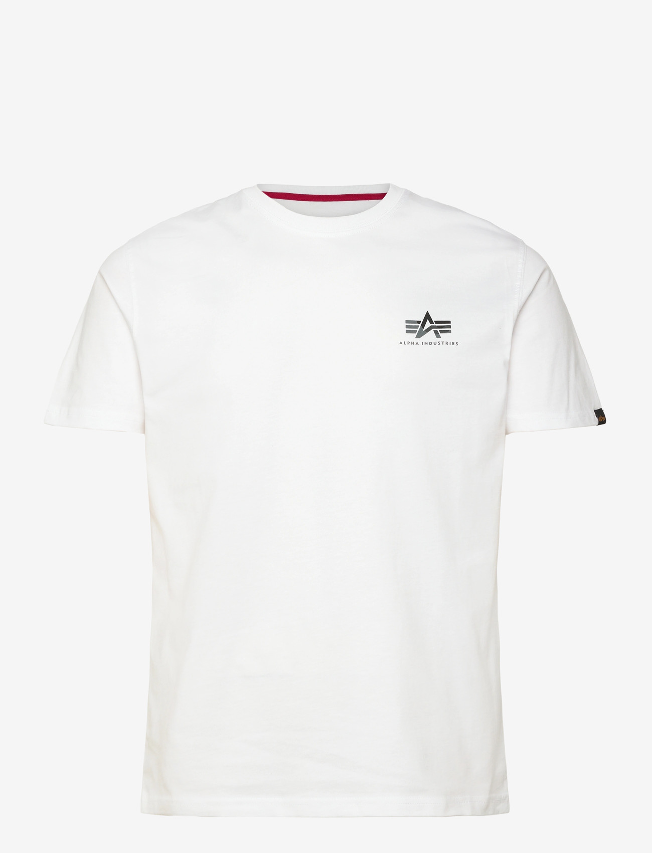 Alpha Industries - Camo Print T-Shirt - kortärmade t-shirts - white - 1