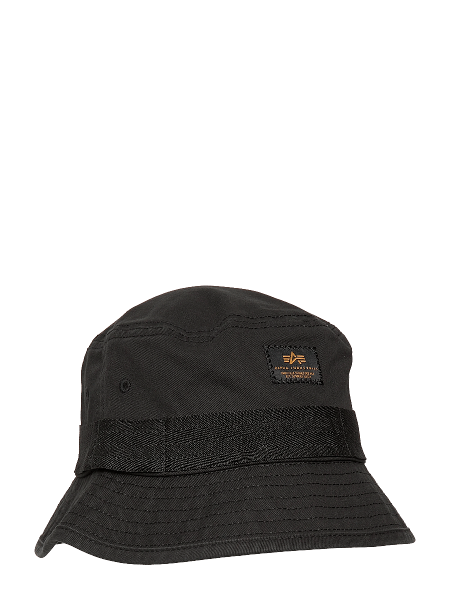 Alpha Industries - Washed Out Bucket Hat - anglerhüte - black - 1