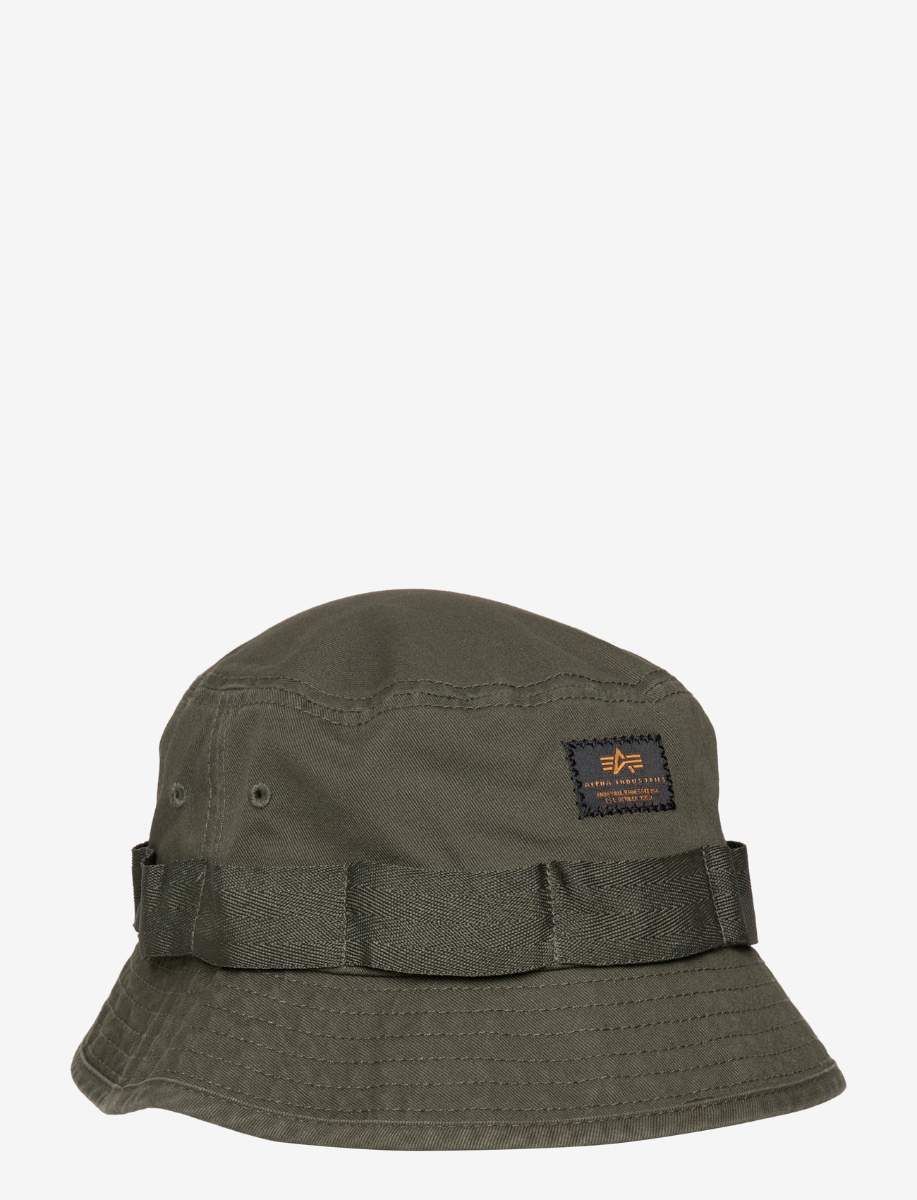 Alpha Industries - Washed Out Bucket Hat - bucket hats - dark olive - 0