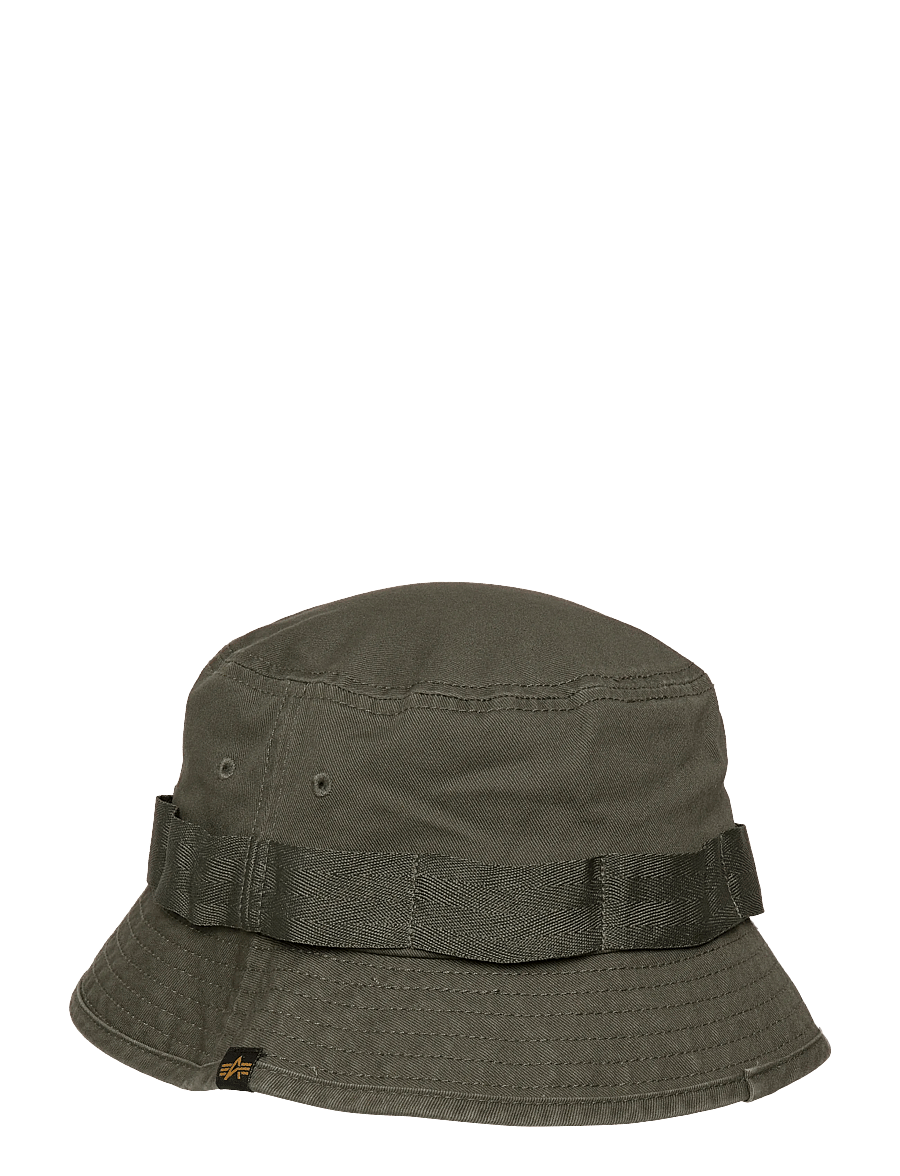 Alpha Industries - Washed Out Bucket Hat - anglerhüte - dark olive - 2