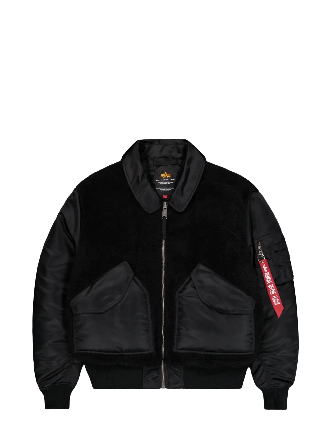 Alpha Industries - CWU-45/P Teddy MOD - hybrid jackets  - black - 1