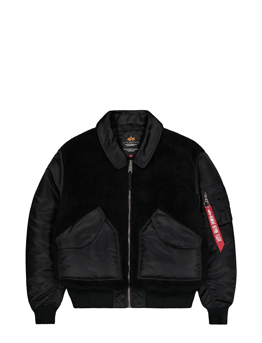 Alpha Industries - CWU-45/P Teddy MOD - hybrid jackets - black - 1