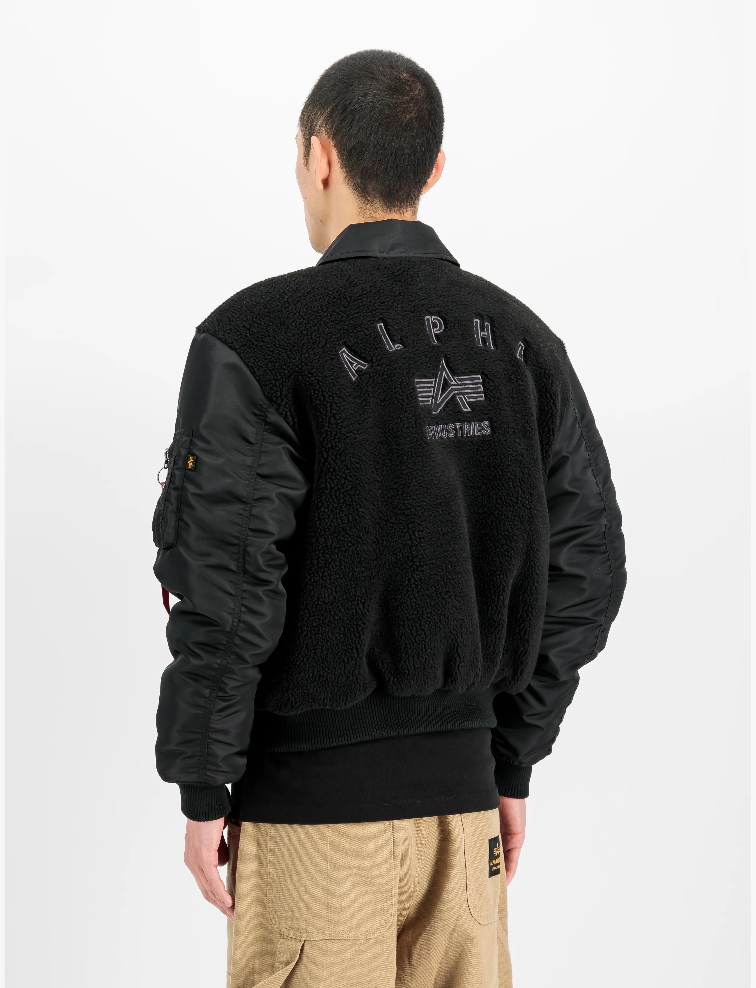 Alpha Industries - CWU-45/P Teddy MOD - hybrid jackets  - black - 3
