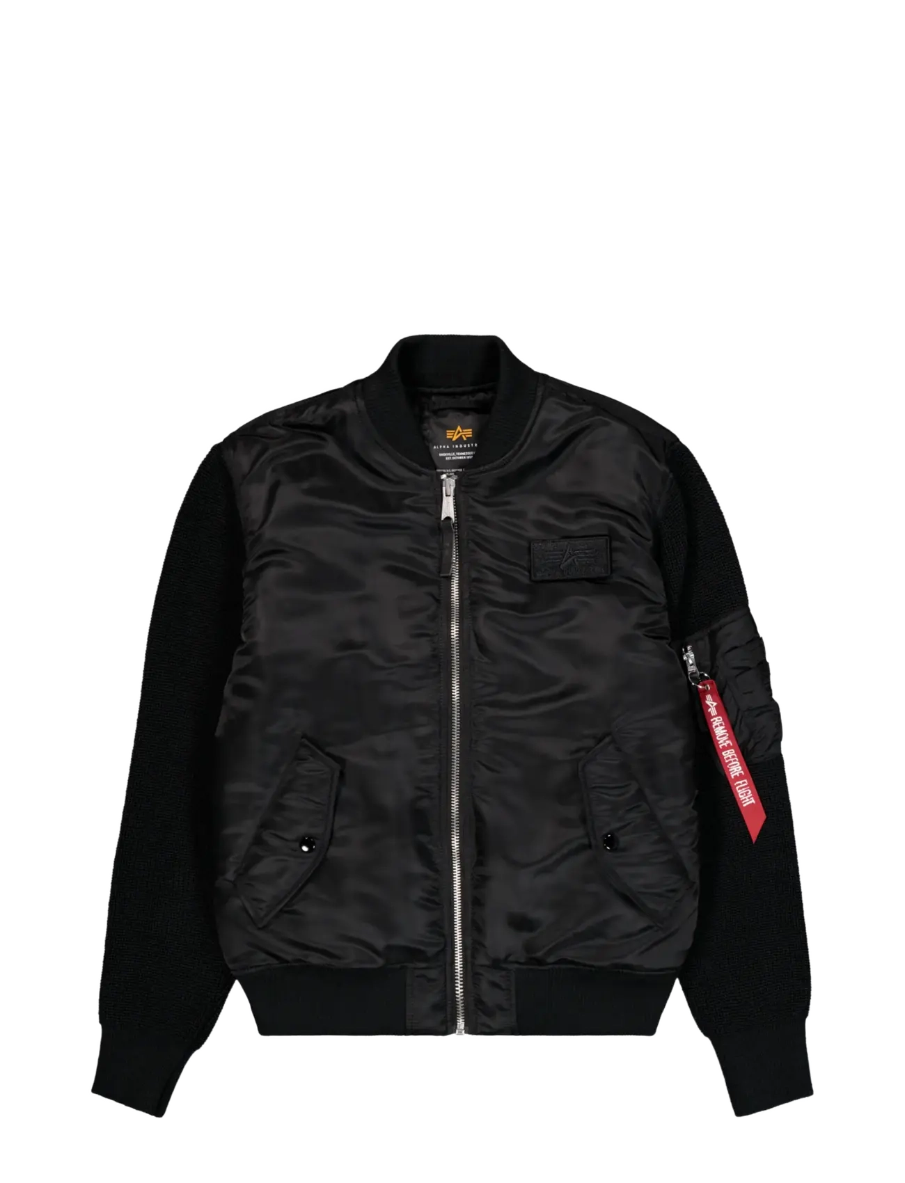 Alpha Industries - MA-1 Knit - hybrid jackets  - black - 1