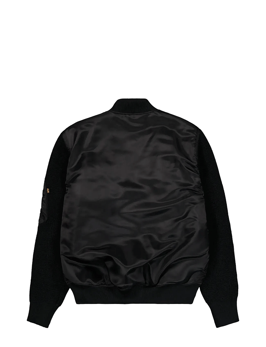 Alpha Industries - MA-1 Knit - hybrid jackets - black - 2
