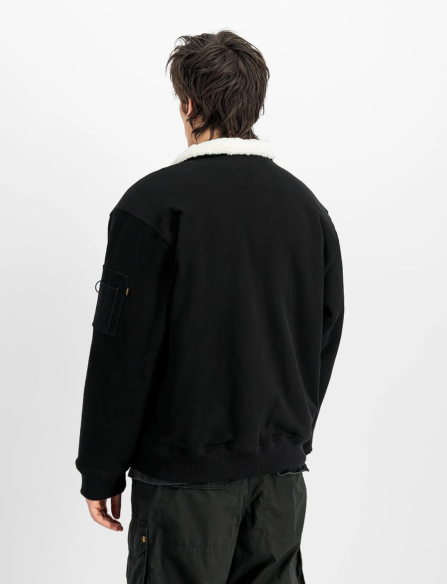 Alpha Industries - CWU Fleece Jacket - fall jackets - black - 3
