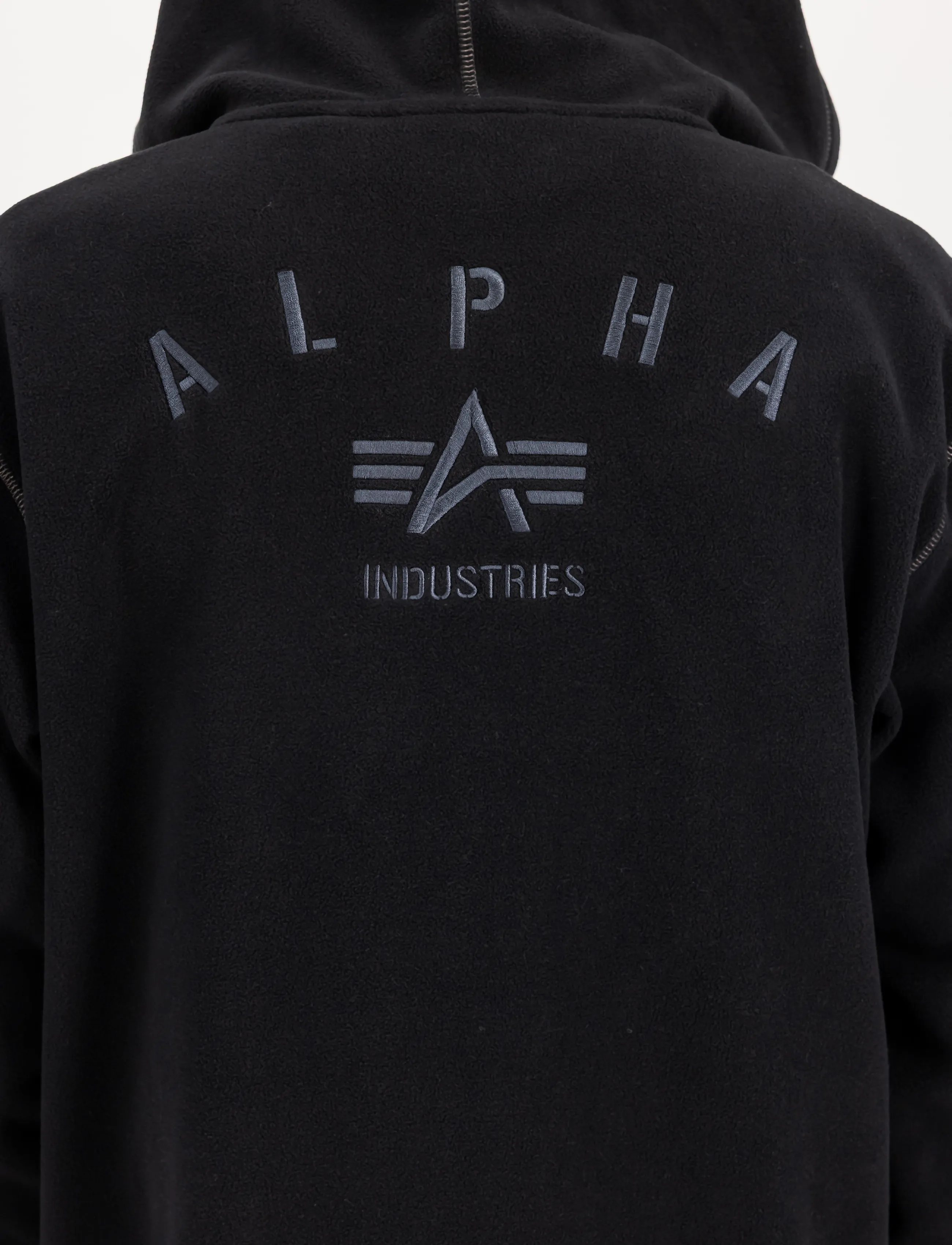 Alpha Industries - Polar Fleece Zip Hoodie - black - 4